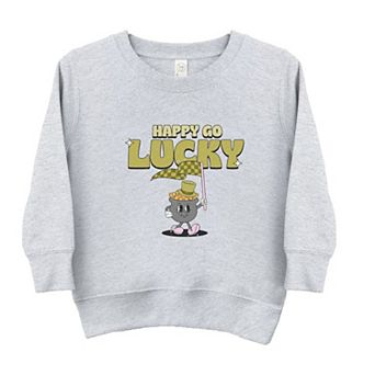 Happy Go Lucky Pot Of Gold Youth Ultra-Soft Graphic Sweatshirt