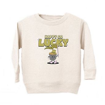 Happy Go Lucky Pot Of Gold Youth Ultra-Soft Graphic Sweatshirt