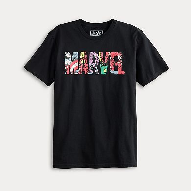 Men's Marvel Logo Character Graphic T-Shirt