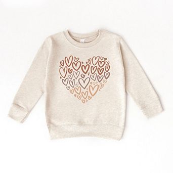 Melanin Heart Of Hearts Youth Ultra-Soft Graphic Sweatshirt