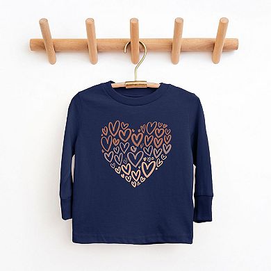 Melanin Heart Of Hearts Youth Long Sleeve Graphic Tee
