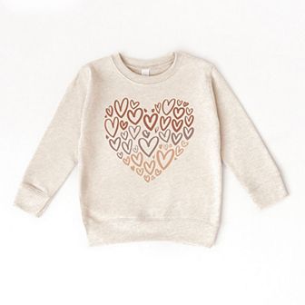 Melanin Heart Of Hearts Toddler Graphic Sweatshirt