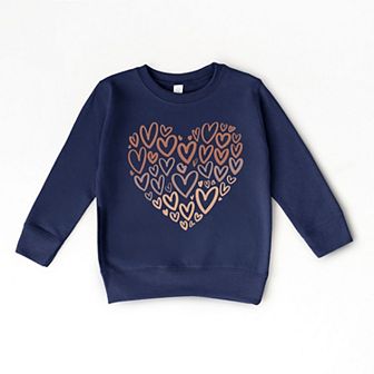 Melanin Heart Of Hearts Toddler Graphic Sweatshirt