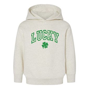 Lucky Clover Distressed Toddler Graphic Hoodie
