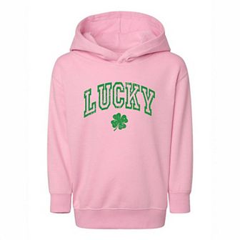 Lucky Clover Distressed Toddler Graphic Hoodie