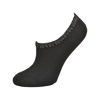 No Show Invisible Flower Design Rayon Socks