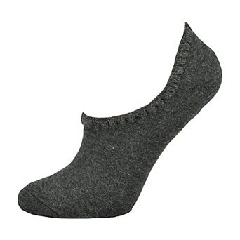 No Show Invisible Flower Design Rayon Socks