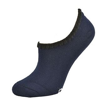 No Show Invisible Flower Design Rayon Socks