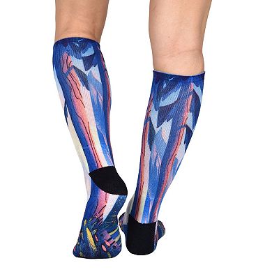 Morning Hike Pattern CoolMax Socks for Men & Women - 1 Pair Pack