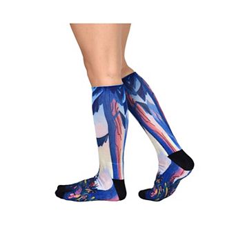 Morning Hike Pattern CoolMax Socks for Men & Women - 1 Pair Pack