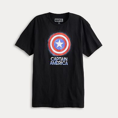 Men's Marvel Captain America Shield Graphic Tee