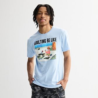 Men's SpongeBob SquarePants Patrick Star Adulting Graphic Tee