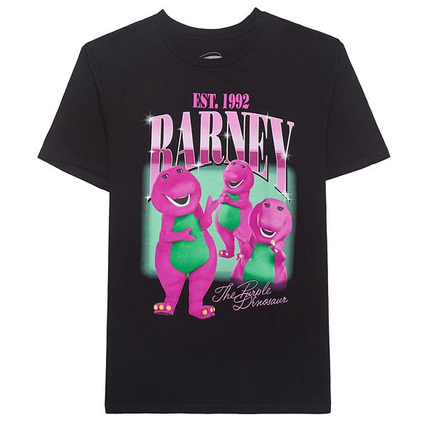 Men's Barney Est. 1992 The Purple Dinosaur Graphic Tee