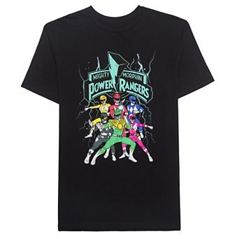 Men's Mighty Morphin Power Rangers Light The Way Graphic Tee