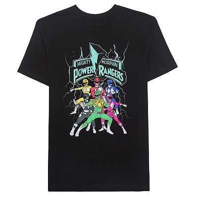 Men's Mighty Morphin Power Rangers Light The Way Graphic Tee