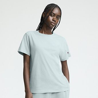 Women's Champion® Tonal Small Script Classic Crew Short Sleeve Tee