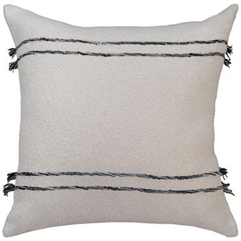 Rizzy Home Donal 20" x 20" Poly Filled Pillow