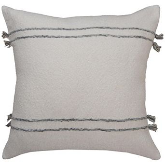 Rizzy Home Donal 20" x 20" Poly Filled Pillow