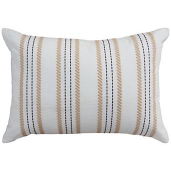 Rizzy Home Elena 14" x 20" Poly Filled Pillow