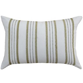 Rizzy Home Elena 14" x 20" Poly Filled Pillow