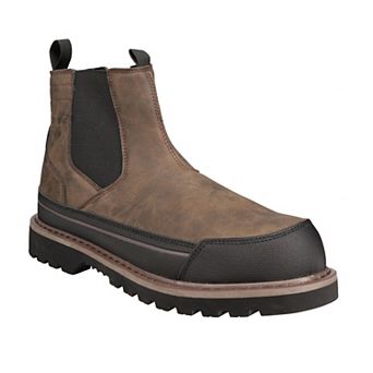 Eddie Bauer Tradesman Men's Steel Toe Slip-On Work Boots