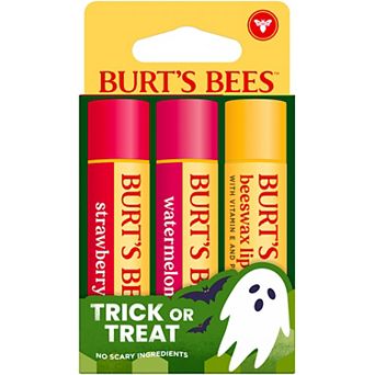 Burt's Bees 3 pk Classic Beeswax, Strawberry & Watermelon Lip Balm