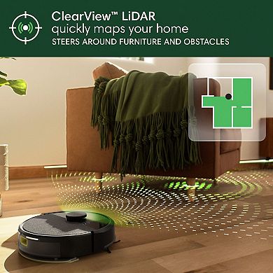 iRobot® Roomba 106 Combo Robot Vacuum And Mop With AutoEmpty Dock