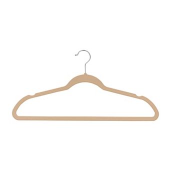 Belle Maison 25 pc Camel Flocked Hanger Set