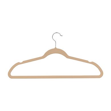 Belle Maison 25-pc. Camel Flocked Hanger Set