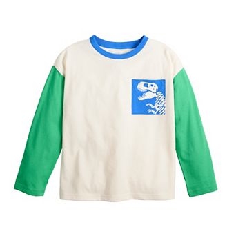 Boys 4-12 Jumping Beans® Colorblock Graphic Pocket Tee