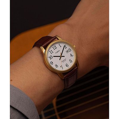 【国内即納】TIMEX Easy Reader TW2W95500 ユニセックス 腕時計 Easy Reader® 35mm Leather Strap Watch - TW2W95500 | Timex EU