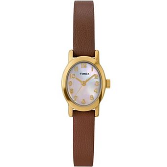 Timex® Cavatina Women's Leather Strap Watch - TW2W82500JT