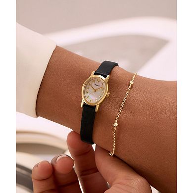 Timex® Cavatina Women's Leather Strap Watch - TW2W82600JT