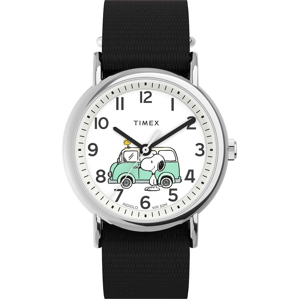 Timex® Weekender x Peanuts® Snoopy & Woodstock Van Fabric