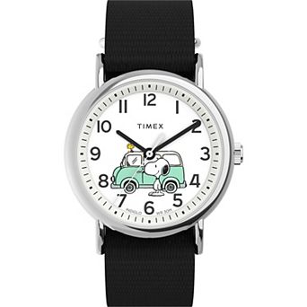 Timex® Weekender x Peanuts® Snoopy & Woodstock Van Fabric Strap Watch - TW2Y11800JT