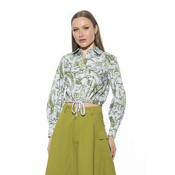 Women's ALEXIA ADMOR Gianna Button Down Poplin Shirt