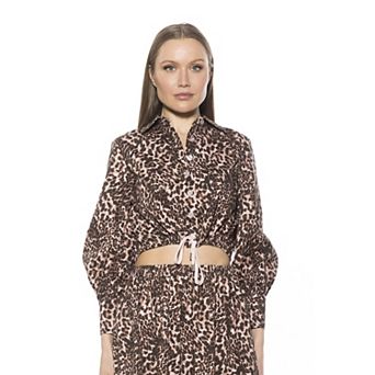 Women's ALEXIA ADMOR Gianna Button Down Poplin Shirt