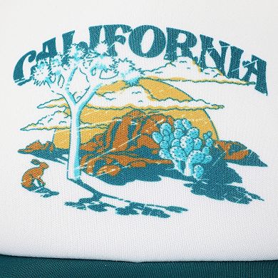 Women's California Mountains Foam Trucker Hat
