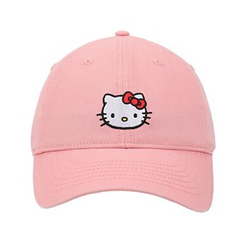 Hello Kitty Pink Embroidered Character Hat