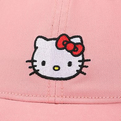 Hello Kitty Pink Embroidered Character Hat