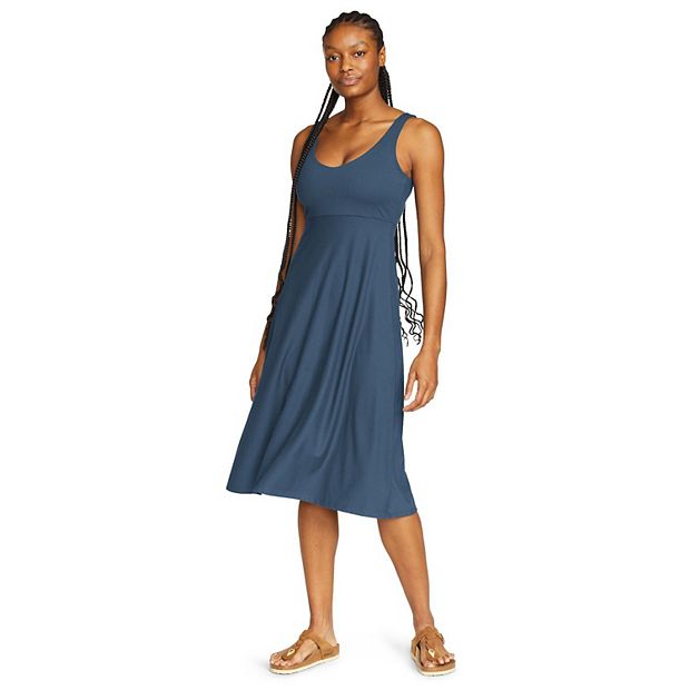 knee length dresses for ladies Eddie Bauer Women's Departure Midi Dress