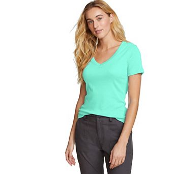 Women's Eddie Bauer Favorite V Neck Tee