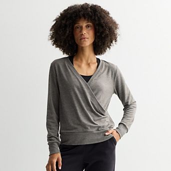 Women's Tek Gear® French Terry Wrap Pullover