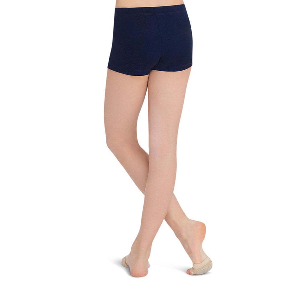 Capezio Women's Boy Cut Low Rise Shorts - Dance Shorts, 1 1/4" Inseam, Double-Stitched, Banded Leg