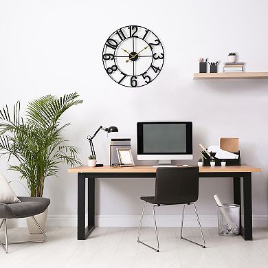 Sorbus 16-inch Large Numeral Decorative Wall Clock