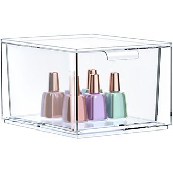 Sorbus Clear Stackable Acrylic Drawer Makeup Organizer
