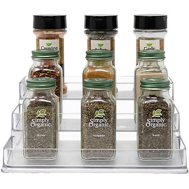 Sorbus 3-Tier Spice Rack - Spice Organization for Cabinet, Multipurpose Shelf -2 Pack