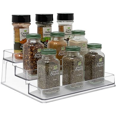 Sorbus 3-Tier Spice Rack - Spice Organization for Cabinet, Multipurpose Shelf -2 Pack