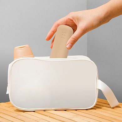 Sorbus Travel Cosmetic Makeup Brush Holder - Portable & Waterproof Silicone Organizer