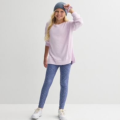 Girls 6-20 SO® Oversized Waffle Sweatshirt in Regular & Plus Size